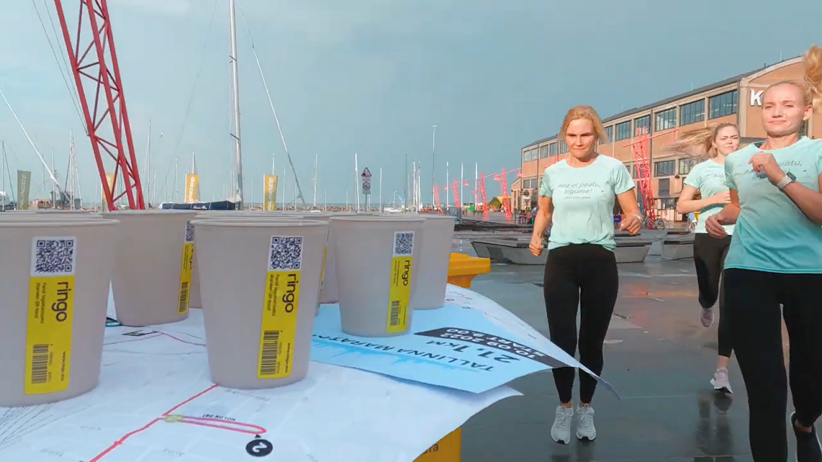 Tallinn Marathon abandons disposable packaging waste generation